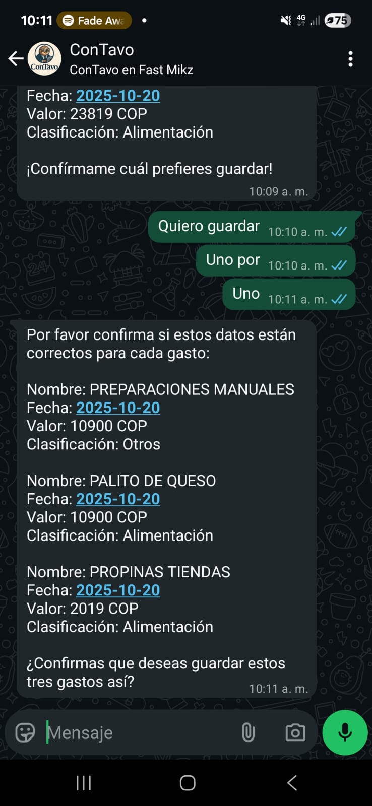 Dile a Tavo cómo lo quieres